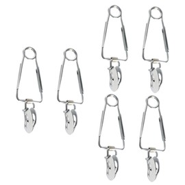 AUTSUPPL 6 Pcs Stainless Steel Meal Tongs Escargot Shells Plate Lifter Tong for Snail Forks Serving Pasta Tongs Loaf Whisk Seafood Dining Tool Seafood Tools Drawstring Folding Plate Gripper
