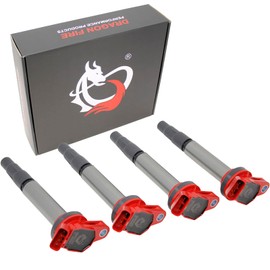 DRAGON FIRE PERFORMANCE 4pc Ignition Coil Power Pack Power Pack Kit Compatible With 09-20 Toyota Scion Pontiac CT200h Corolla Matrix Prius Vibe iM xD 90919-02252 673-1310 Oem Fit C596-DFx4