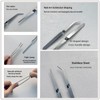 Reverse Craft Tweezers for Crafting Nail Salons Eyelash Extensions Jewelry