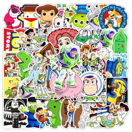 FEIFEI’S BOW 50pcs Princess Avengers Super heros Elsa Toy Story Kids Stickers Luggage Laptop Skateboard Waterproof Party Bag Fillers Waterbottle Decal Graffiti Patches (Toy Story(random))