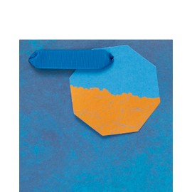 UK Greetings Medium Gift Bag for Him/Her/Friend - For Birthdays, Valentine's Day & Other Events - Blue Design