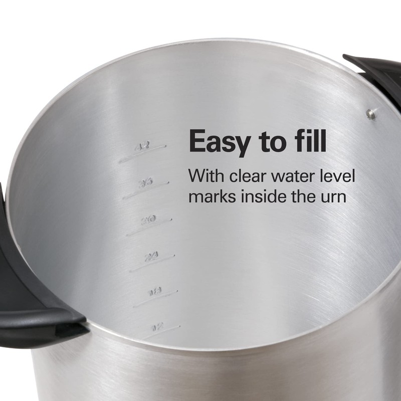Hamilton Beach 45 Cup Coffee Urn and Hot Beverage Dispenser,