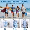 VILLEY - Bolsa seca impermeable de 5 L, 10 L,