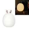 Silicone Night Light USB Rechargeable LED Light Source Cute Rabbit