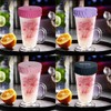 JXLESW 4 Pack Anti Spiking Drink Cover, Reusable Protection Fabric