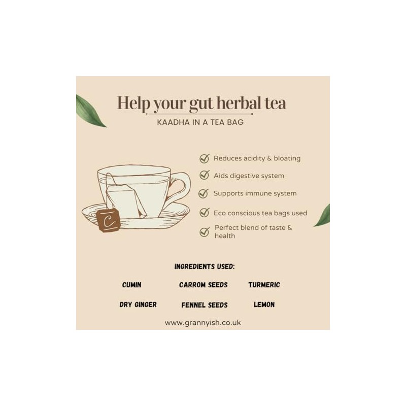 Help Your Gut Herbal Tea- Helps reduce bloating, better digestion