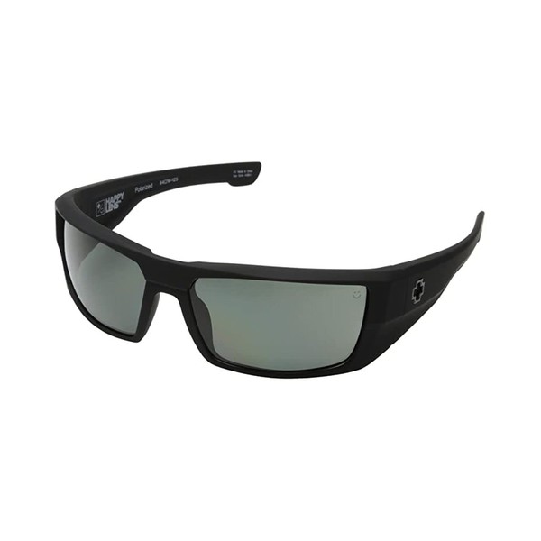 Spy Dirk Sunglasses Soft Matte Black Grey Green Lens Happy