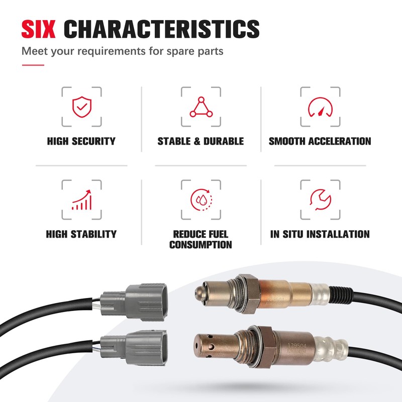 QIJIAUTO O2 Oxygen Sensor Compatible for Toyota Tacoma 2005-2011 2.7L,