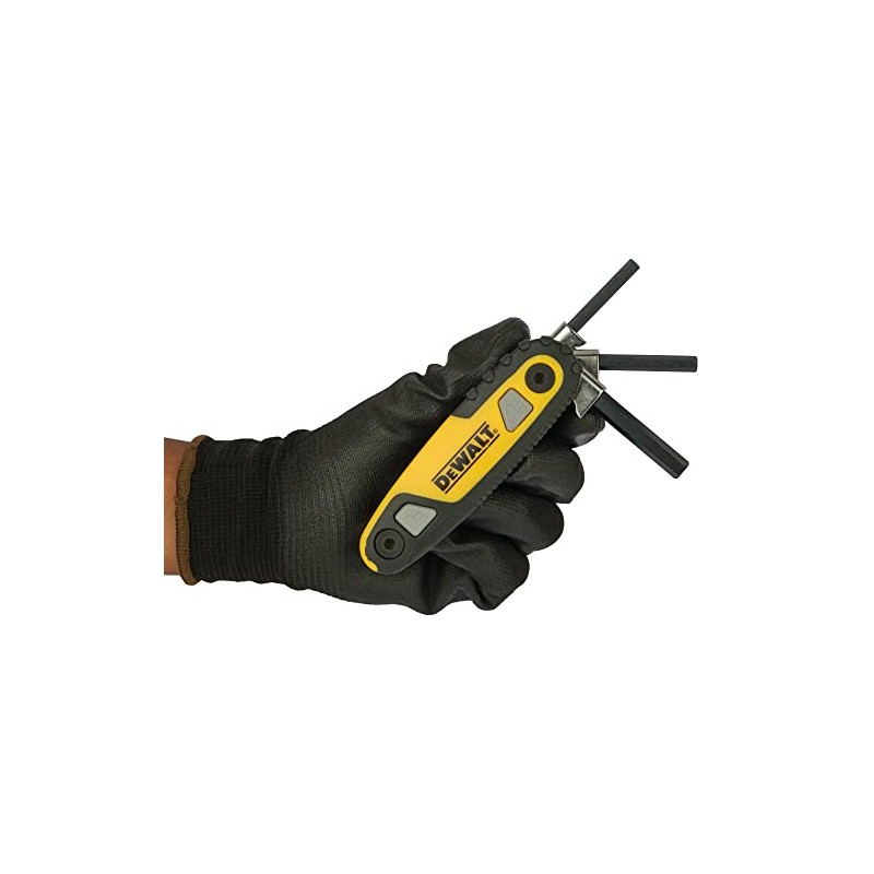 DEWALT Hex Allen Key Set 1.5mm, 2mm, 2.5mm, 3mm, 4mm,