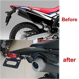 Xitomer Aftermarket Fender Eliminator/tail tidy, Fit For CRF250L / M 2013 - 2015 2016 2017 2018 2019 2020 2021, with LED Tail light/License Plate Light, Compatible with Aftermarket Blinkers