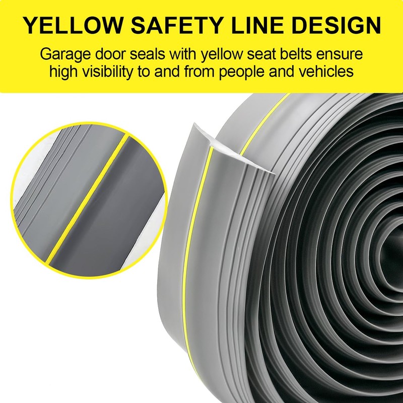 VUAOHIY Universal Garage Door Bottom Threshold Seal Rubber Strip with