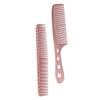 Beavorty Hairdressing Comb Set 2pcs Steel Combs for Women Barber