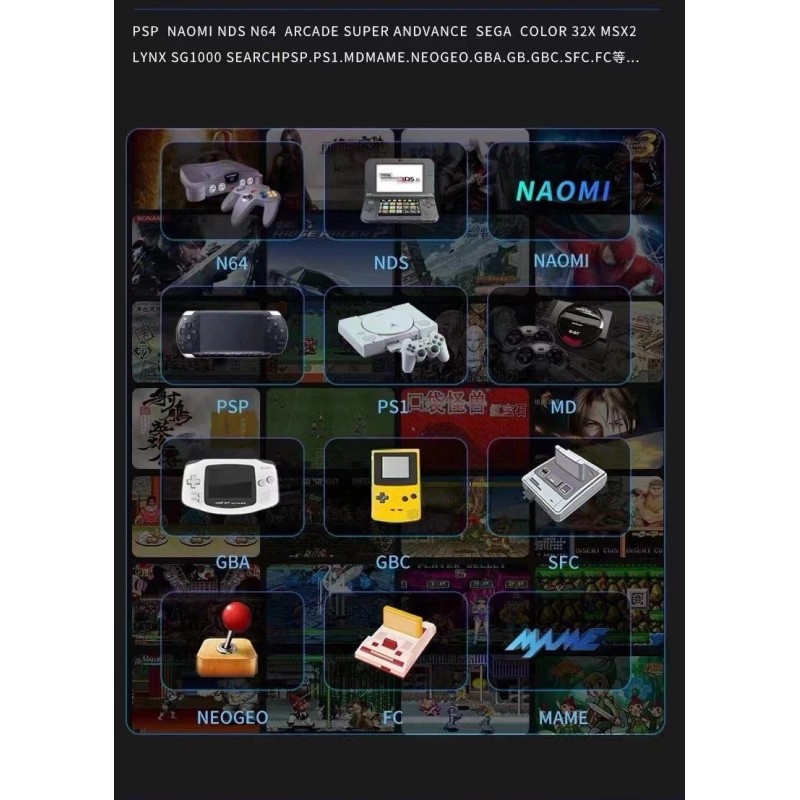 Ampown Retro GD10 30000+ Games 4K HDMI Plug/Play 2 Wireless