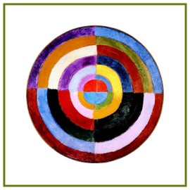 Orenco Originals The Premier Disc Geometric Cusbism Artist Robert Delaunay Counted Cross Stitch Pattern