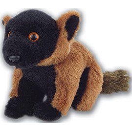 Ark Toys Soft Toy Red Ruff Lemur With Beans