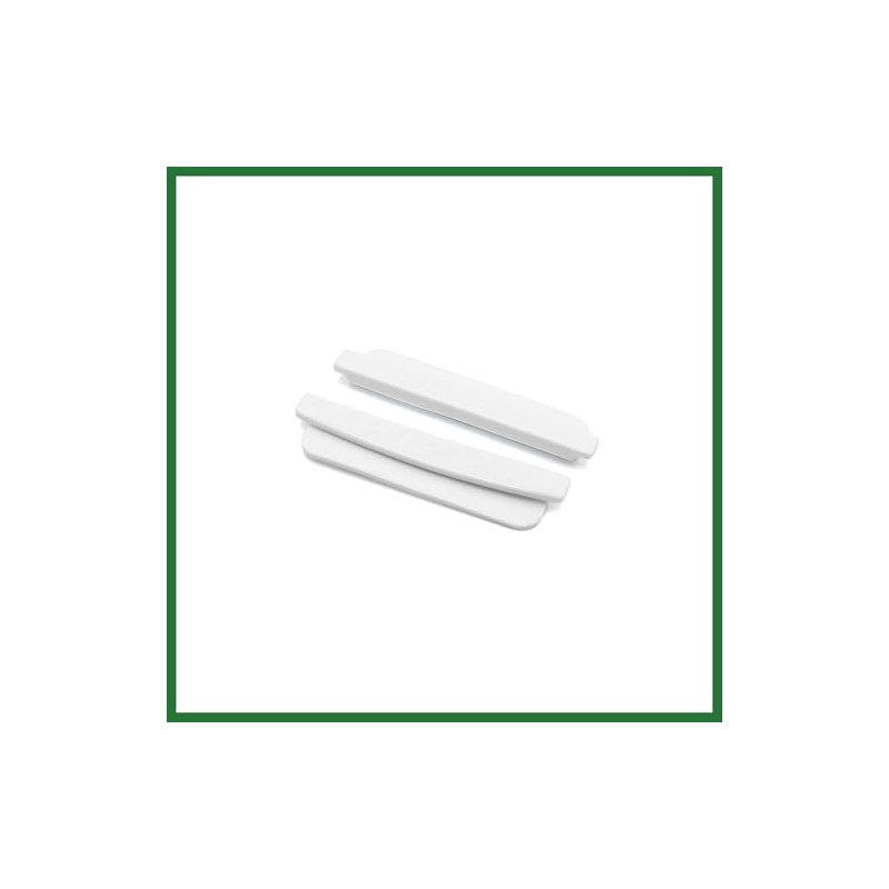 Motoforti 8pcs White Plastic Car Body Door Side Edge Anti-collision