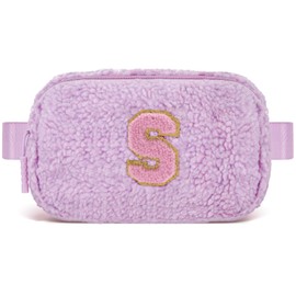 Uygafly Birthday Graduation Gifts for 5 6 7 8 9 10 11 12 13 14 15 16 Year Old Girl,Initials Fanny Pack Crossbody Bag for Girls Kids,Trendy Cute Purse Stuff - S,Lavender