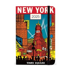 Cavallini & Co. New York 2025 Pocket Weekly Planner, 4"x6"