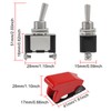 AITRIP 6 Pack Heavy Duty Rocker Toggle Switch 12V 20A