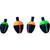 Fire Floats Trout Fishing Bobbers, Two-Tone Design, Lightweight, Durable, Ideal