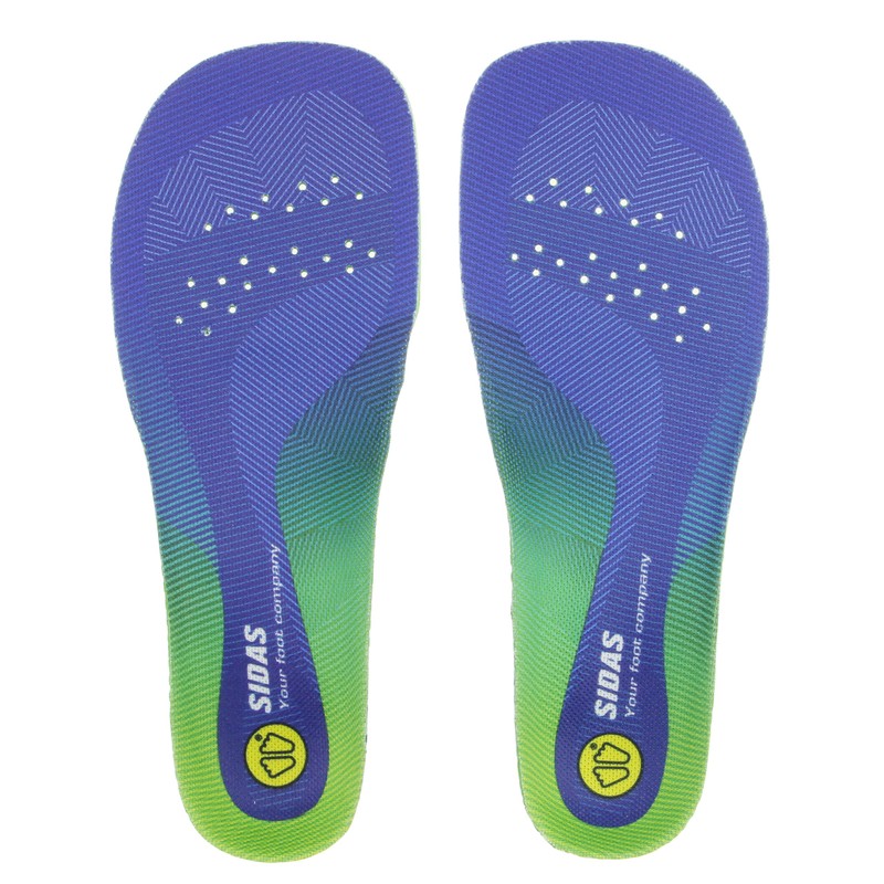 SIDAS Comfort Junior 2017 310896103 Insole, Blue x Green, 8.1