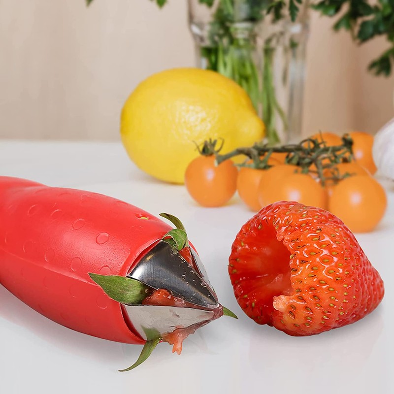 2 Pack Magic Strawberry Huller Strawberry Huller Stem and Leaf