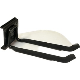 SMARTOLOGY 8 Inch Twin Hook Wall Rack System, Multi Purpose Utility Storage Hanger (2 Pack)