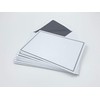 25 Mourning Envelopes C6 with Silk Lining in Anthracite with
