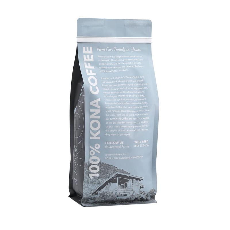 Greenwell Farms 100% Hawaiian Kona Coffee - Macadamia Nut Flavor,