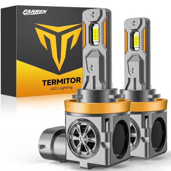 Termitor Termitor Brightest Upgraded H11/H9/H8 Bulbs, 40000LM 10X Brightner, 1:1