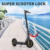 Electric Scooter Lock, Heavy Duty Anti Theft Chain Lock with