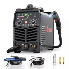 GZ GUOZHI 140A MIG Welder,3 in 1 Welder 110v Flux Core Welder (MIG/ARC/LIFT TIG)