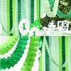 10PCS Four Leaf Clover Paper Flowers Garland Decorations Four Leaf