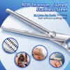 Gimars 6 in 1 Dog Grooming Scissors Kit, Professional 4CR