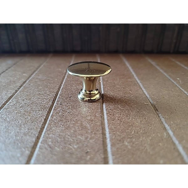 Belwith Keeler 1 IN CABINET KNOB Polished BRASS Finish Design