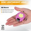 EverBrite 2 Pack COB Keychain Work Light, Mini Rechargeable Magnetic