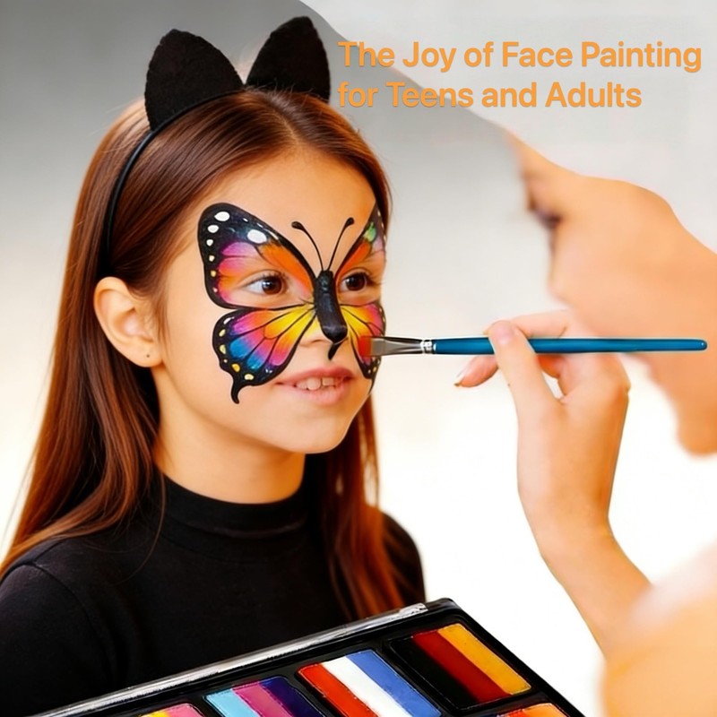 QZLSAYSL Face Paint Set for Children & Adults