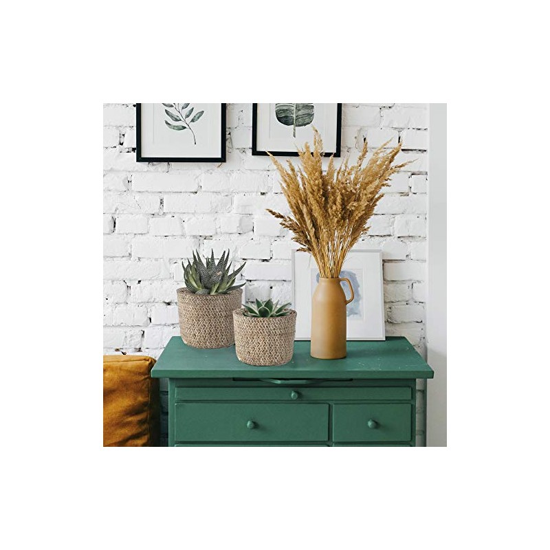 Compactor Mika Basket, Set of 2, White/Beige