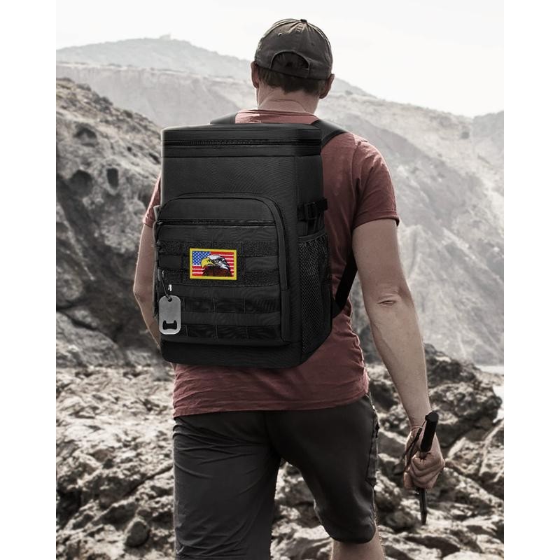 Cambond Backpack Cooler 38 Cans Tactical Lunch Backpack for Men