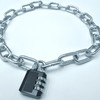 JJ Pet 73cm Chain Lock Set for Bicycle & Motorcycle - Number Combination Steel Chain Lock