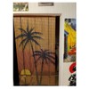 Sunset Palm Tree Beaded Curtains for Doorways, Door Beads Curtains,