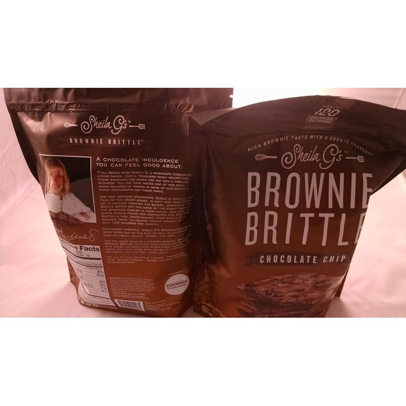 Sheila G's Original Chocolate Chip Brownie Brittle 16 oz (SUPER