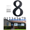 Modern Extra Large House Number Fine Structure Powder Coated Height