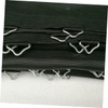 Outanaya 30pcs Trampoline Parts Metal Buckles Professional Triangle Buckles Spring