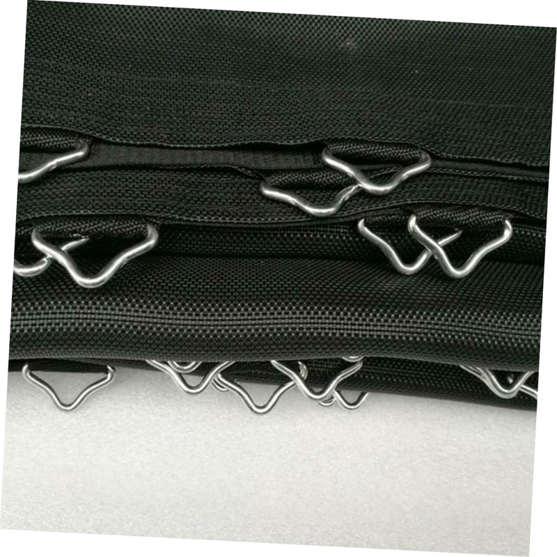 Outanaya 30pcs Trampoline Parts Metal Buckles Professional Triangle Buckles Spring