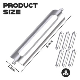 Pack of 6 Peeler Tupper, Replacement Blades for Asparagus Peeler, Tupperware Replacement Blade, Vegetable Peeler for Vegetable Peeler, Cucumber Peeler, Potato Peeler, New Potato Peeler