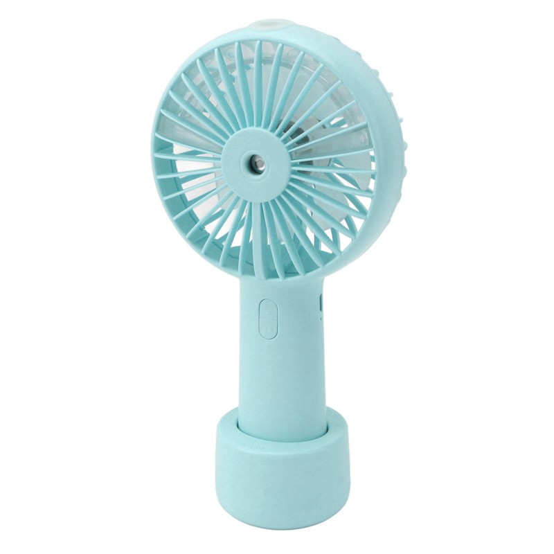 Handheld Misting Fan Quiet 2000mAh 3 Wind Speed 2 Spray