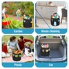 TeJoyce 17L Foldable Cleaning Caddy with Handle, Cleaning Bucket Organizer,
