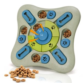 LIFLIX Dog Educational Toy, Nose Work, Pet Tableware, Prevents Fast Eating, Olfactory Training, Sound, Separation Anxiety, Stress Relief, Small to Large Dogs