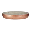 Premier Housewares Neptune Oval Soap Dish, Concrete, Grey/Copper, 11 x